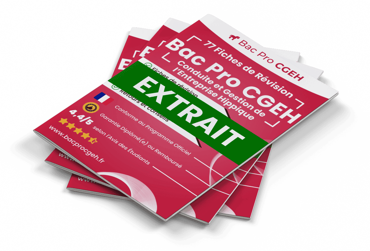 15 Fiches Révision gratuites Bac Pro CGEH